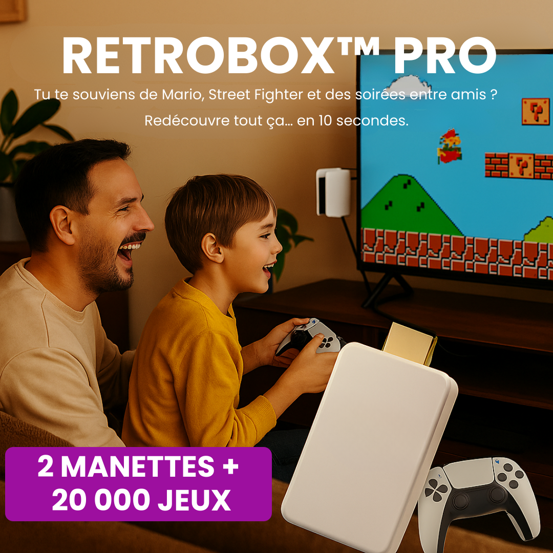 RetroBox™ PRO | Toute votre enfance dans une seule box