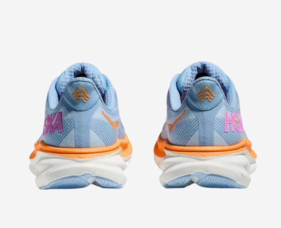 Clifton 9 Sneakers Blå Oransje