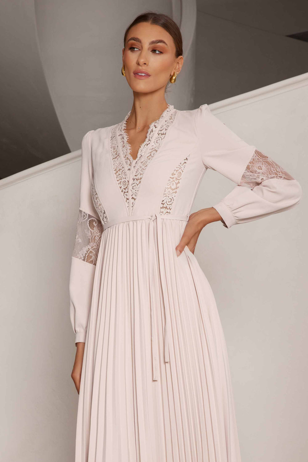 Leia Dress - Vintage Pink