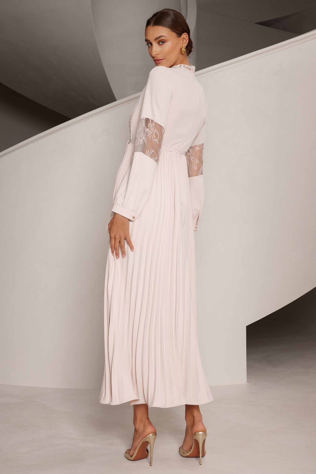 Leia Dress - Vintage Pink