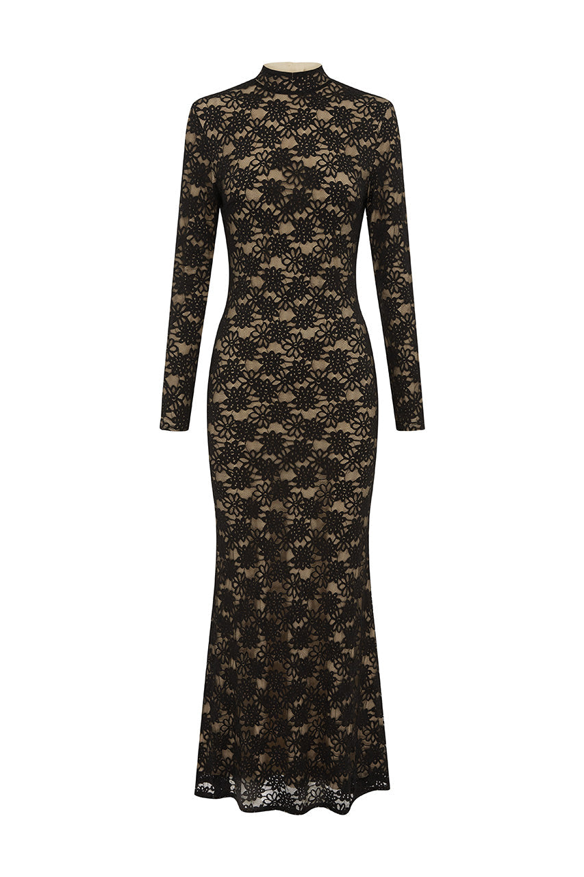 Maeya Maxi Dress - Black